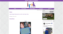 Desktop Screenshot of irokfoundation.org